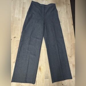 Wilfred gray wool/cashmere wide leg Trousers